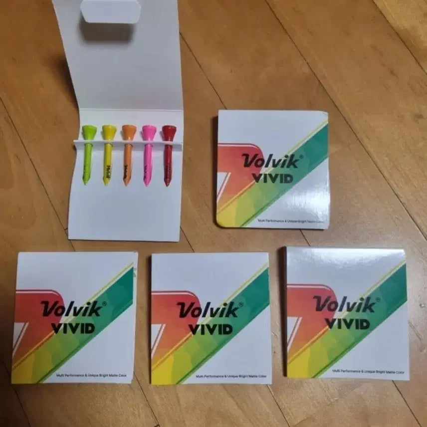 [BUNJANG] Volvik Vivid Golf Tee Set / 볼빅 비비드 골프롱티 세트