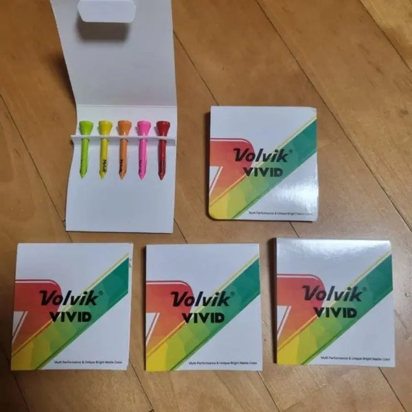 [BUNJANG] Volvik Vivid Golf Tee Set / 볼빅 비비드 골프롱티 세트