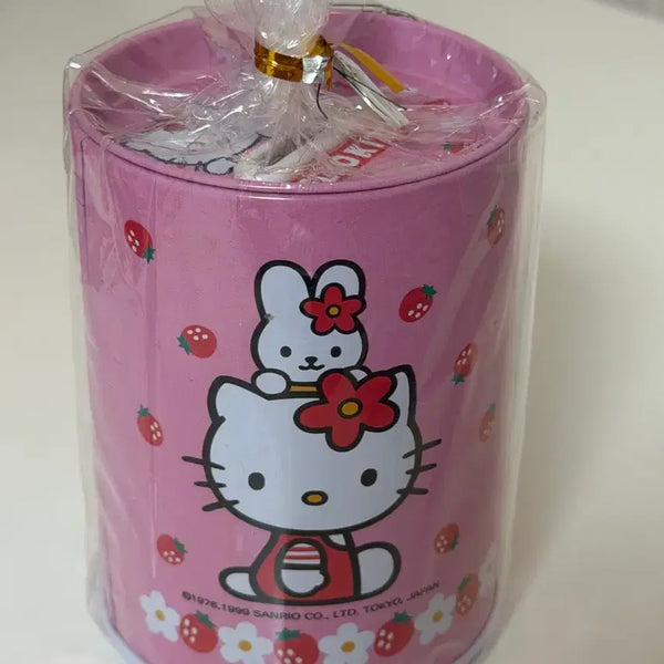 [BUNJANG] Sanrio Hello Kitty Coin Bank Pencil Holder / 오늘만할인)산리오 헬로키티 저금통 필통 미개봉