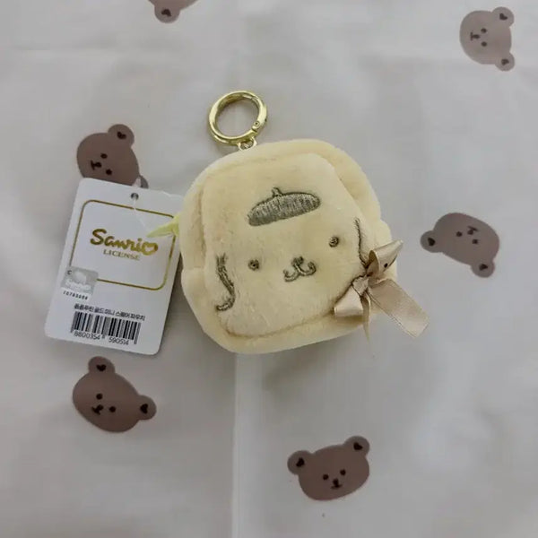 [BUNJANG] Sanrio Pompompurin Doll Keychain / 산리오 폼폼푸린 인형 키링