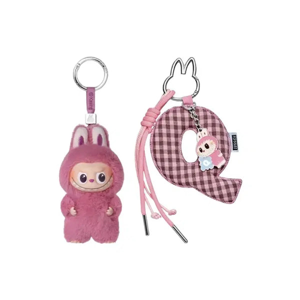 [BUNJANG] POP MART Pin For Love Mini Labubu Q + Initial Q (Keychain Set) / [팝마트] 핀포러브 세트(Q)