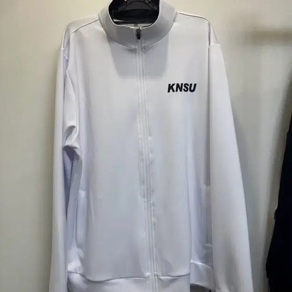 [BUNJANG] KNSU White Zip-Up Jacket / (새상품)한국 체육대학교 KNSU 흰색 집업