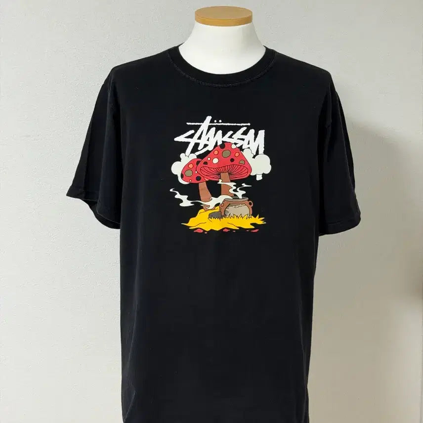 [BUNJANG] Stussy Something's Cooking T-Shirt / 스투시 SOMETHING'S COOKING 티셔츠