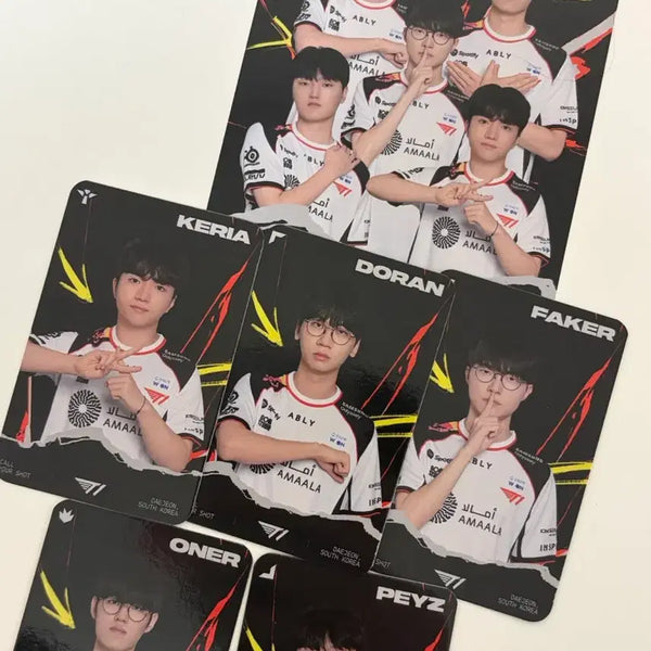[BUNJANG] T1 2026 MSI Fan Festa Postcard + Photocard Bundle Set / 2026 MSI T1 엽서 + 포토카드