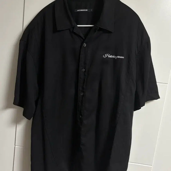 [BUNJANG] Haechi Room Camp Collar Tencel Shirt Black / [4] 해칭룸 반팔셔츠 Camp Collar Shirt Tencel Black