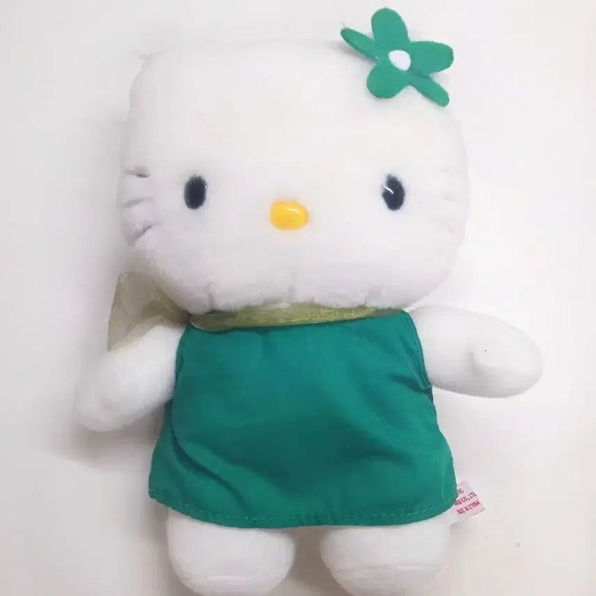 [BUNJANG] Vintage Kitty Doll in Green Dress / 꽃고전키티인형