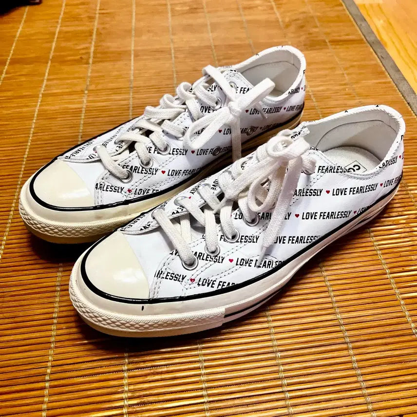 [BUNJANG] Converse Chuck 70 Love Fearlessly Low White / [270] 컨버스 척70 러브 피어리슬리 로우 화이트