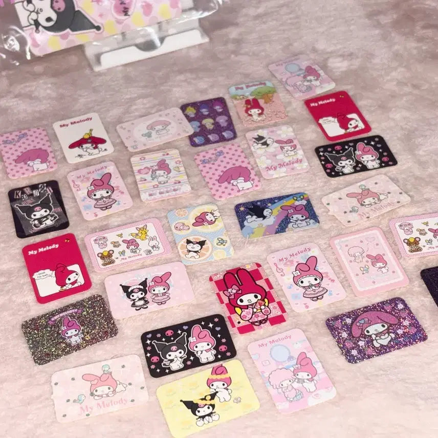 [BUNJANG] Sanrio My Melody & Kuromi Sticker Pack / 고전 산리오 마이멜로디 쿠로미 스티커 팩