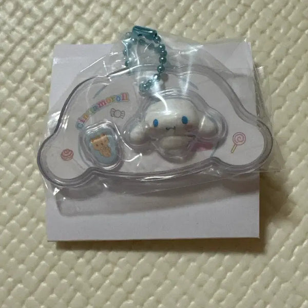 [BUNJANG] Sanrio Miniature Characters Package Charm Keychain Cinnamoroll / 산리오 미니어처 캐릭터즈 패키지 참 키링 시나모롤