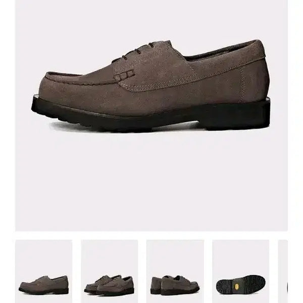 [BUNJANG] Josette GOBAN Grey Calfskin Suede Boat Shoes / 조셉트 고반 그레이