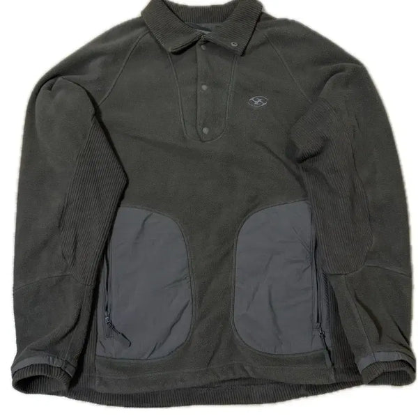[BUNJANG] Sansan Gear Compound Fleece Top Mud Khaki / 산산기어 컴파운드 플리스 탑 머드 카키 - 23FW (2사이즈)