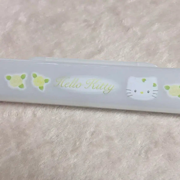 [BUNJANG] Vintage Hello Kitty Cutlery Box Pencil Case / 고전 헬로키티 수저 보관함 필통 케이스