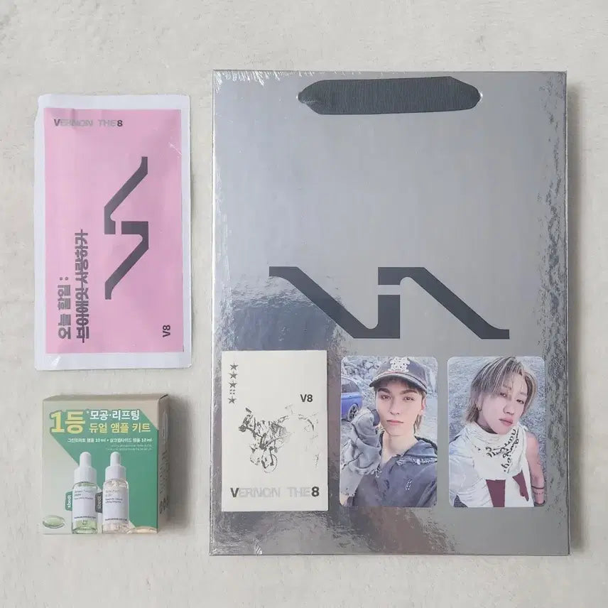 [BUNJANG] SEVENTEEN Vernon x THE 8 V8 Official Live Photocard Kit Bundle Set / 세븐틴 버논x디에잇 V8 공방 포카 키트 일괄
