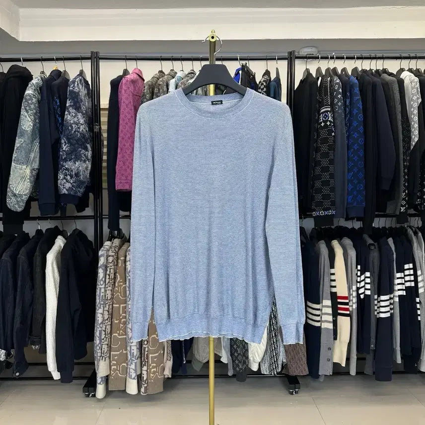 [BUNJANG] Keytone Round Cotton Knit (Size 52/L) / (52) 키톤 라운드 코튼 니트