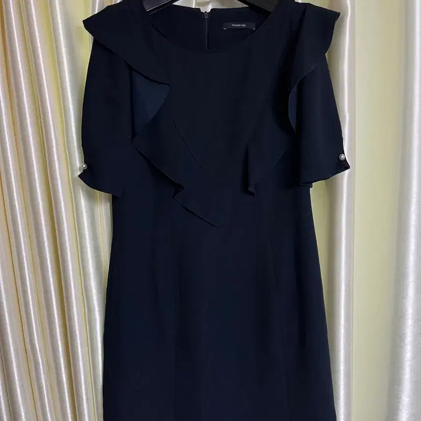 [BUNJANG] Kenneth Lady Navy Ribbon Detail Dress / 정가 20만원대) 케네스레이디 원피스