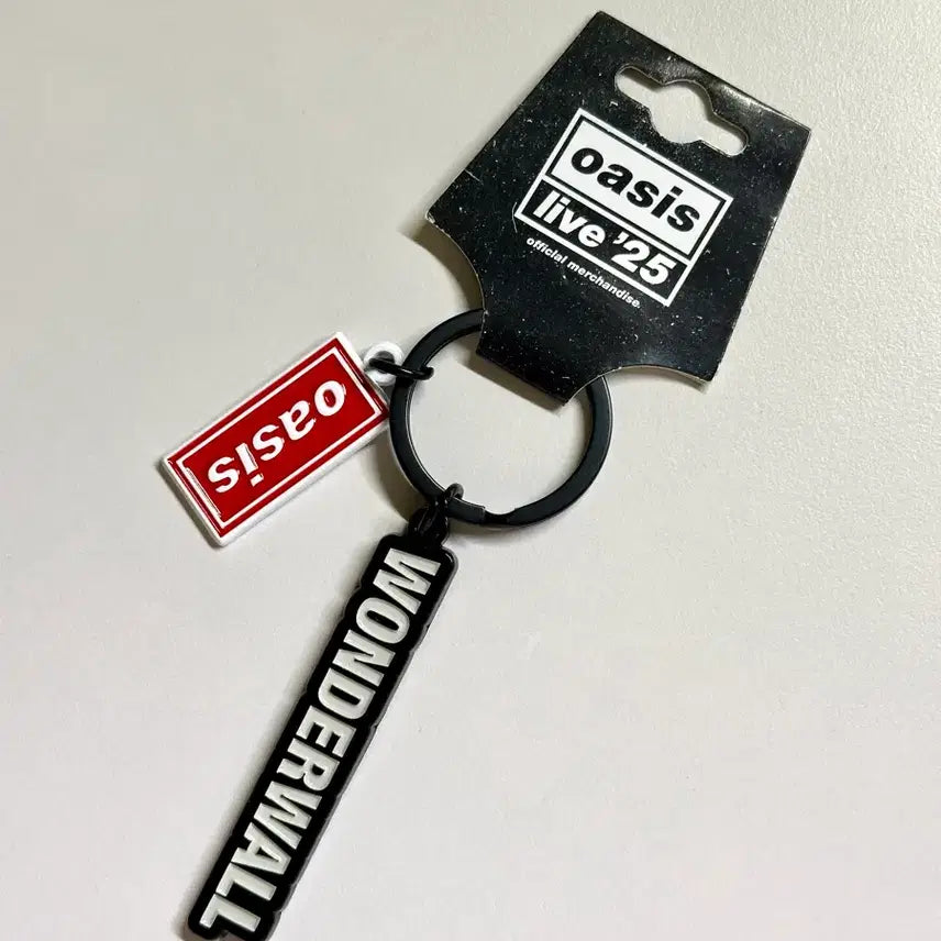 [BUNJANG] Oasis Keychain Wonderwall / 오아시스 키링 원더월