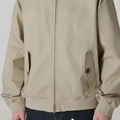 [BUNJANG] Musinsa Standard Cotton Harrington Jacket Beige / 무신사 스탠다드 코튼 해링턴 자켓 베이지