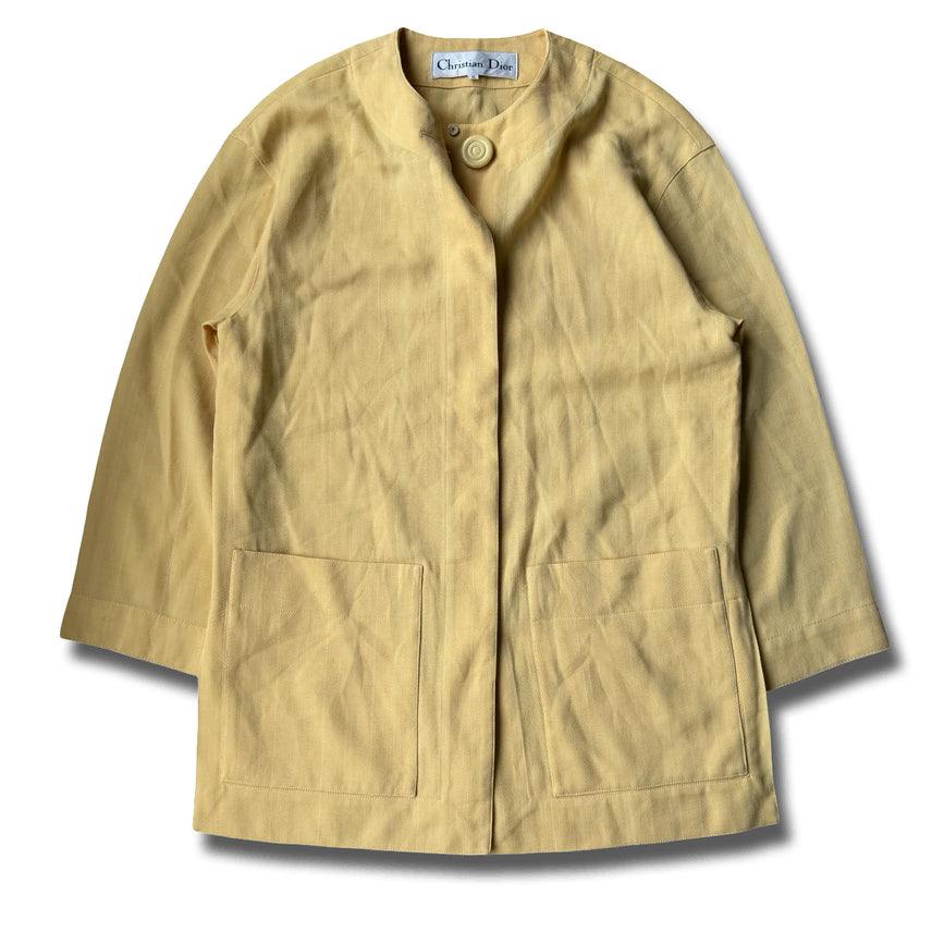 [BUNJANG] Christian Dior Linen Jacket / 크리스찬 디올 린넨 소재 자켓