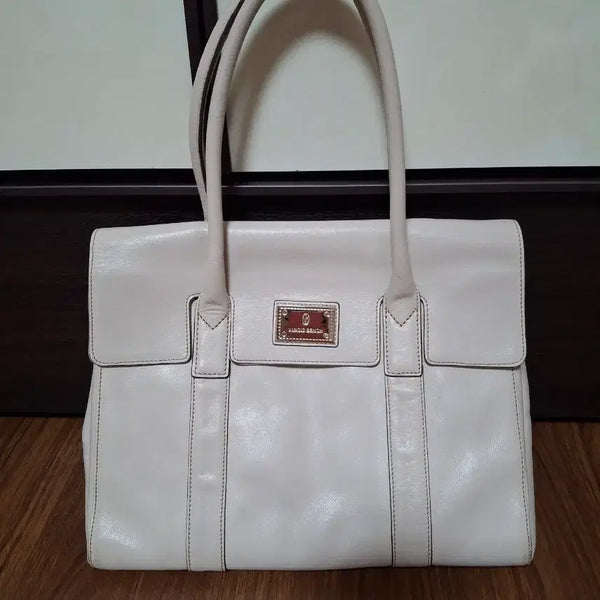 [BUNJANG] Vincis Bench Women's Tote Bag Ivory / 빈치스벤치 여성 토트백 아이보리