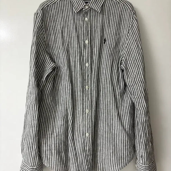 [BUNJANG] Polo Ralph Lauren Classic Fit Linen Shirt (Size S) / 폴로 랄프로렌 클래식핏 린넨 셔츠(S 사이즈)