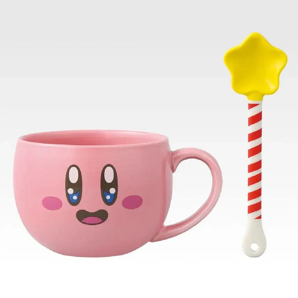 [BUNJANG] Kirby's Star Buddy Soup Mug and Spoon Set / 별의 커비 쿠지 C상 스프 머그잔 + 스푼 set