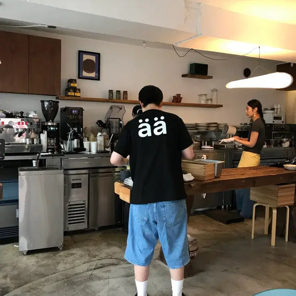 [BUNJANG] Artpartment AA Logo T-Shirt Black / artpartment aa tee 아트파트먼트