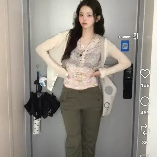 [BUNJANG] Mireco Capri Pants / 미레코 카프리 팬츠