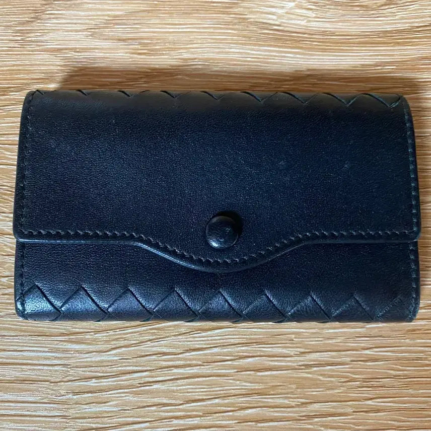 [BUNJANG] Bottega Veneta Intrecciato Key Case Black / 보테가 베네타 인트레치아토 키케이스 [블랙 / 상태좋음]
