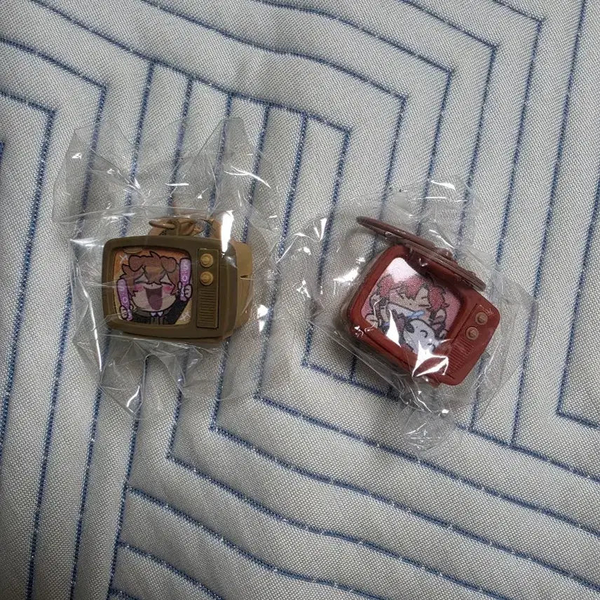 [BUNJANG] Pixelie Dokye, Raider Retro TV Keyring Bundle Set / 픽셀리 덕개,라더 레트로 티비 키링 일괄