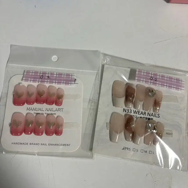 [BUNJANG] X-Mall Handmade Nail Tips Set / 엑몰 수제네일팁판매