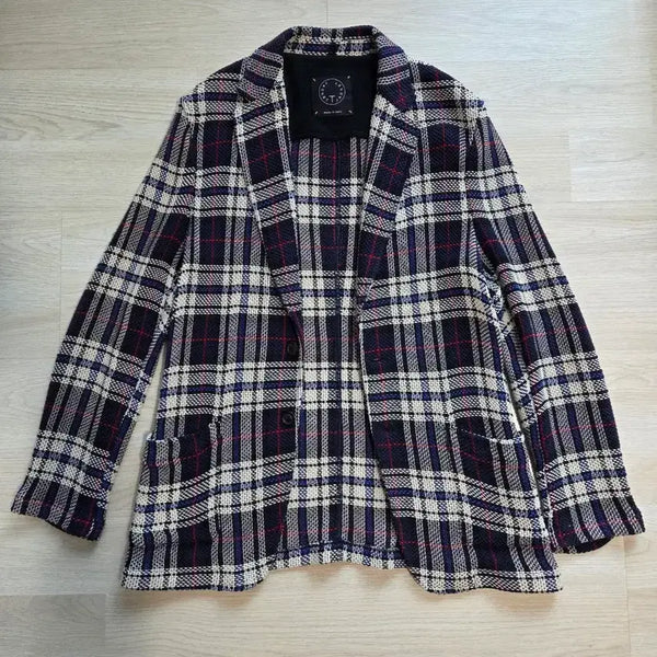 [BUNJANG] Tonello Check Tweed Jacket M-L / 토넬로 체크 트위드자켓m~L