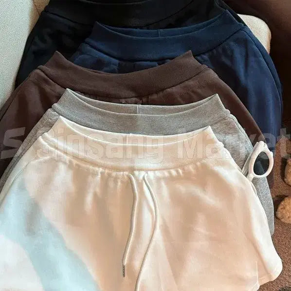 [BUNJANG] Mini Skirt with Shorts - Elastic Waistband / [빠른발송] 스포츠스커트 미니 밴딩 치마바지