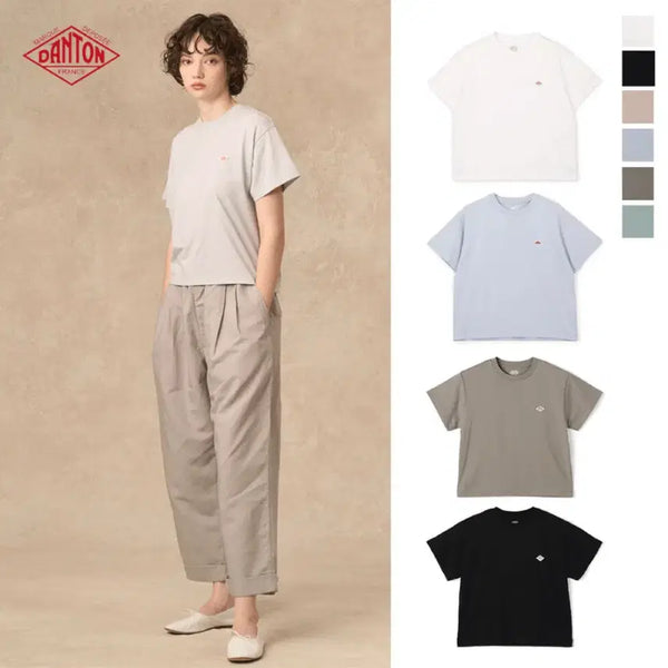 [BUNJANG] Danton Cotton Logo T-Shirt / 단톤 코튼 반팔티