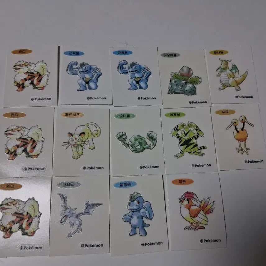 [BUNJANG] Pokemon Sticker / 포켓몬 띠부실