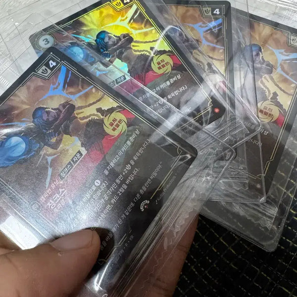 [BUNJANG] League of Legends Jinx Promo Card Set (4 Cards) / 징크스 프로모카드 4장
