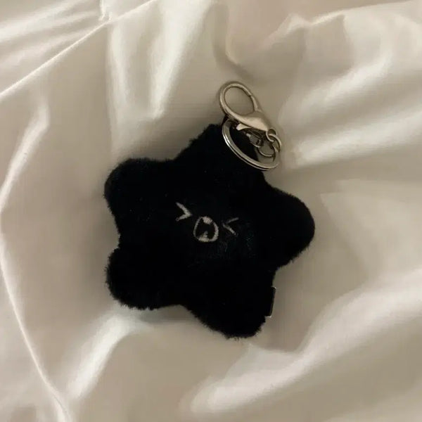 [BUNJANG] NCT Haechan Black Jellyfish Plush Keychain / 엔시티 해찬 흑가사리 햇가사리 인형 키링