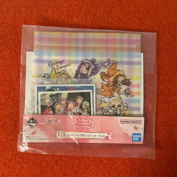 [BUNJANG] Ojamajo Doremi 25th Anniversary Ichiban Kuji G Prize Sticker Set / 꼬마마법사 레미 25주년 이치방쿠지 G상 스티커 세트 새상품