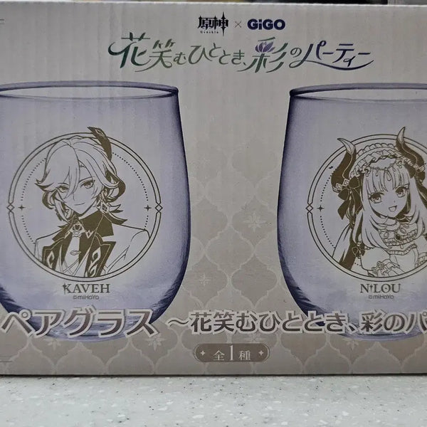 [BUNJANG] Genshin Impact Kaveh & Nilou Glass Tumbler / 원신 카베, 닐루 유리잔 팝니다.