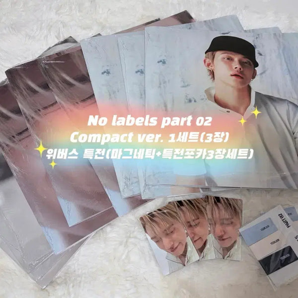 [BUNJANG] TXT Yeonjun No labels part 02 Compact Ver. Weverse POB Photocard Set / 연준 No labels part 02 컴팩트ver 위버스 특전