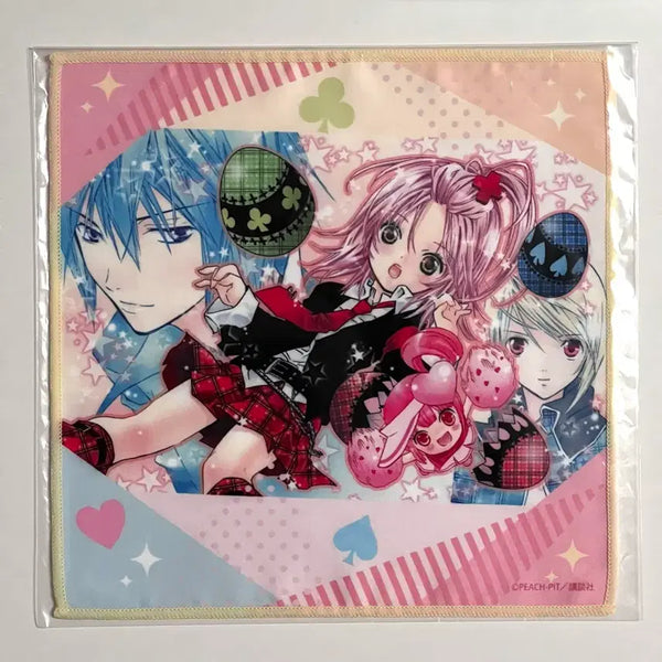 [BUNJANG] Kekkaishi ("Shugo Chara!") Original Art Handkerchief Mini Towel / 캐캐체 쿠지 원화 일러 손수건 미니 타월 캐릭캐릭체인지 수호캐릭터