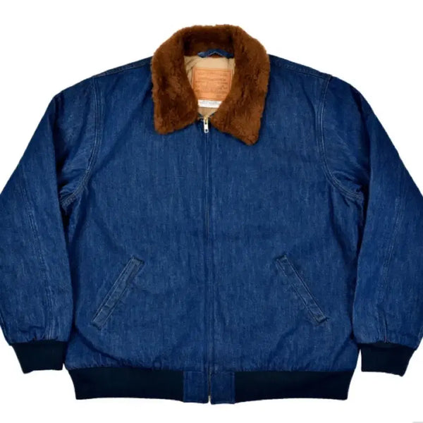 [BUNJANG] Levi's Denim Sherpa Jacket L / (급처)리바이스 데님 쉐르파 자켓 L