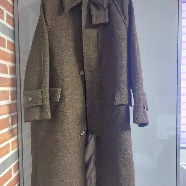 [BUNJANG] Noneblank Raglan Zip-Up Coat Brown / 넌블랭크 래글런 집업 코트 BROWN