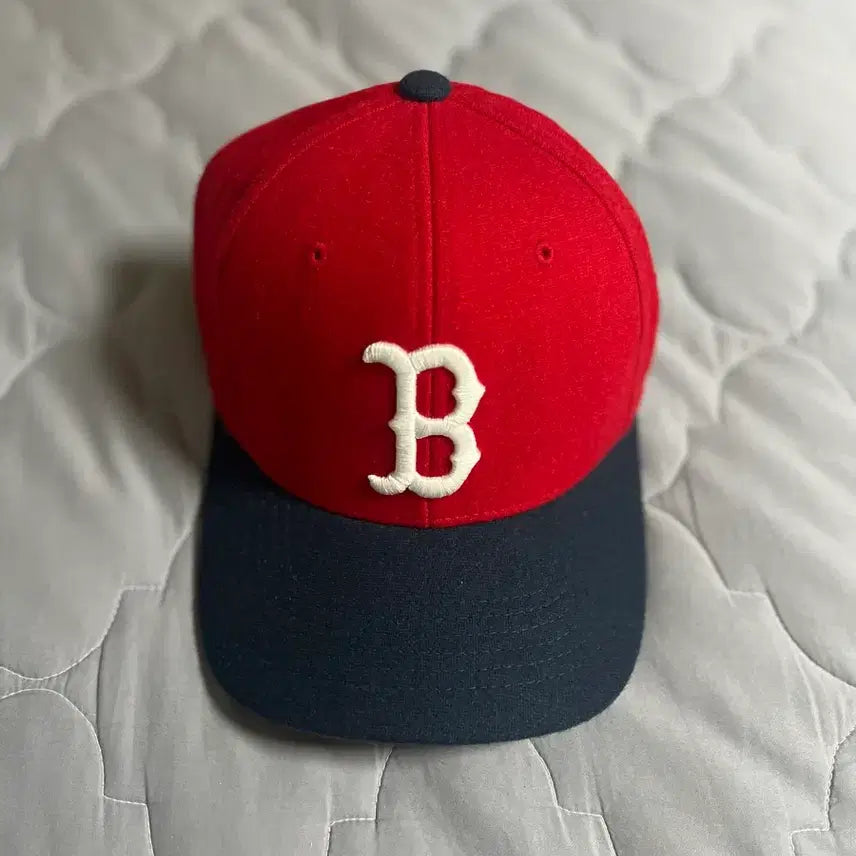 [BUNJANG] MLB Boston Red Sox Baseball Cap Navy/Red XS-S / MLB 보스턴 레드삭스 볼캡 네이비/레드 XS-S