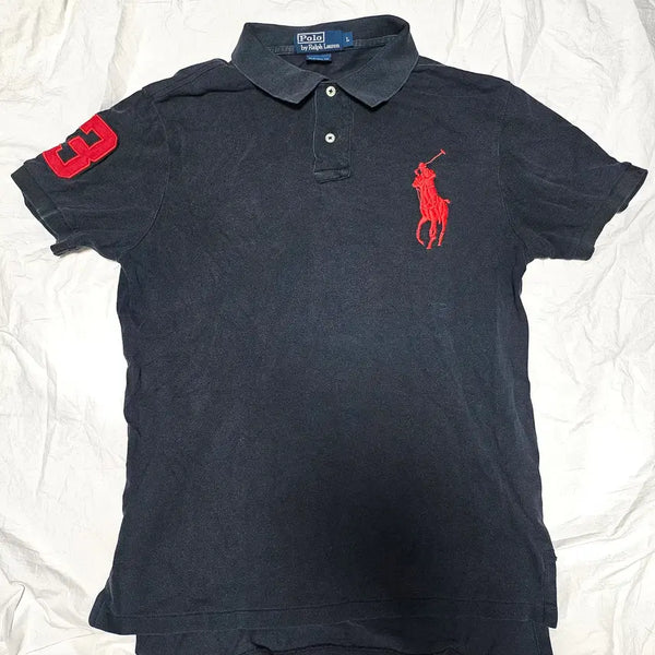 [BUNJANG] Polo Ralph Lauren Big Pony Chief Keef Short Sleeve Polo Shirt L / 폴로랄프로렌 빅포니 치프키프 카라티 카라티셔츠 L