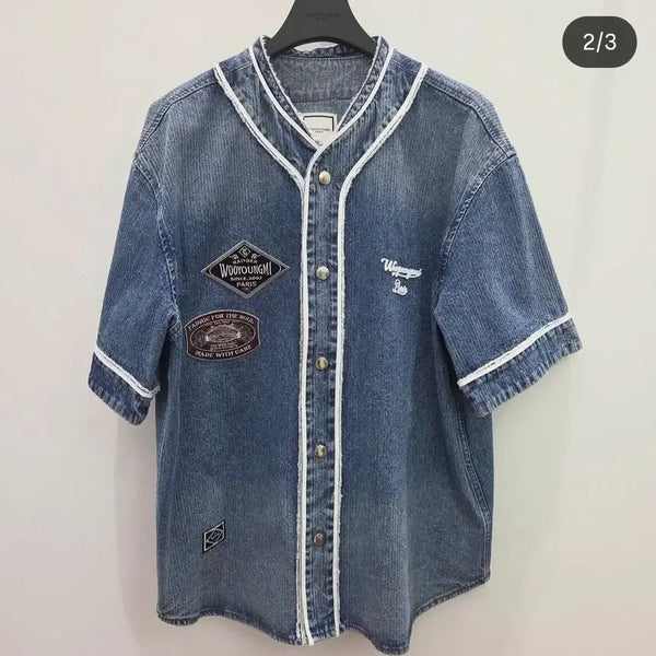 [BUNJANG] Wooyoungmi Baseball Shirt / 우영미 베스이스볼 셔츠 50사이즈 구매합니다.