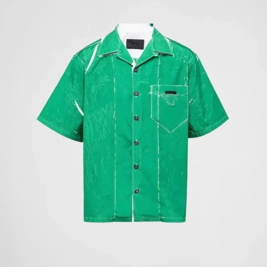 [BUNJANG] Prada Printed Short Sleeve Shirt / 프라다 프린팅 반팔셔츠