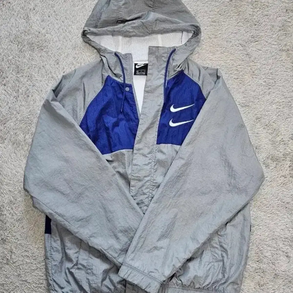 [BUNJANG] Nike Double Swoosh Woven Hooded Jacket XL / 상태좋음) 나이키 더블 스우시 바람막이 XL
