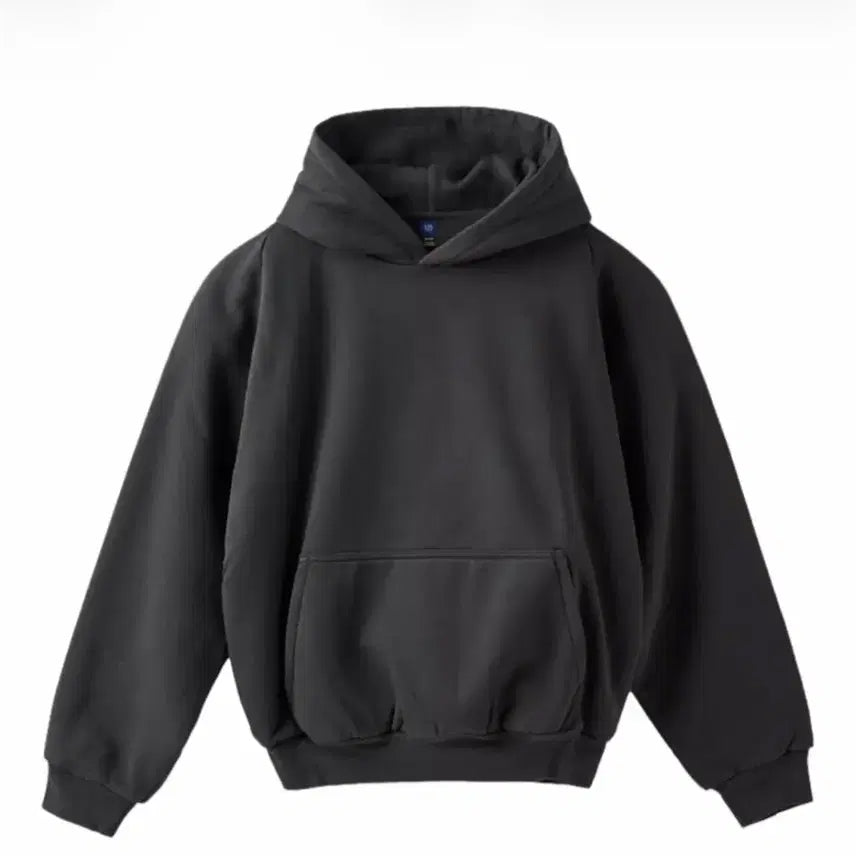 [BUNJANG] Yeezy Gap Logo Shrinkage Hoodie Black XXL / 이지 갭 로고 슈렁큰 후드 블랙 XXL 후디