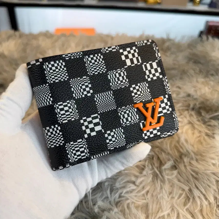 [BUNJANG] Louis Vuitton Damier Distorted Bifold Wallet / {새상품급} 루이비통 다미에 디스토티드 반지갑