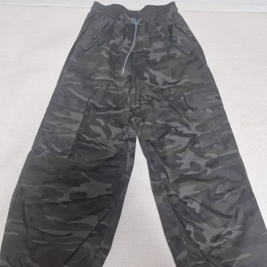[BUNJANG] Slogan Military Wide Cargo Pants / Slogan 밀리터리 와이드 카고 팬츠